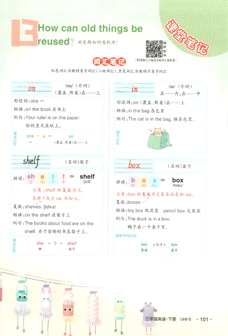 25春《状元英语笔记》人教英语PEP3下（含晨读晚默）_小学《课堂笔记》数学语文英语1-6年级下册_小学英语《课堂笔记》1-6年级下册（26春）_小学英语《课堂笔记》3-6年级下册（26春）