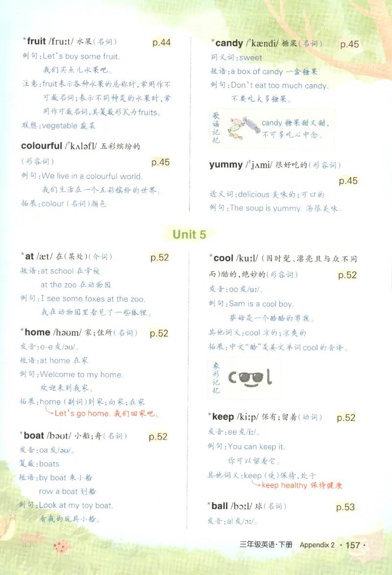 25春《状元英语笔记》人教英语PEP3下（含晨读晚默）_小学《课堂笔记》数学语文英语1-6年级下册_小学英语《课堂笔记》1-6年级下册（26春）_小学英语《课堂笔记》3-6年级下册（26春）