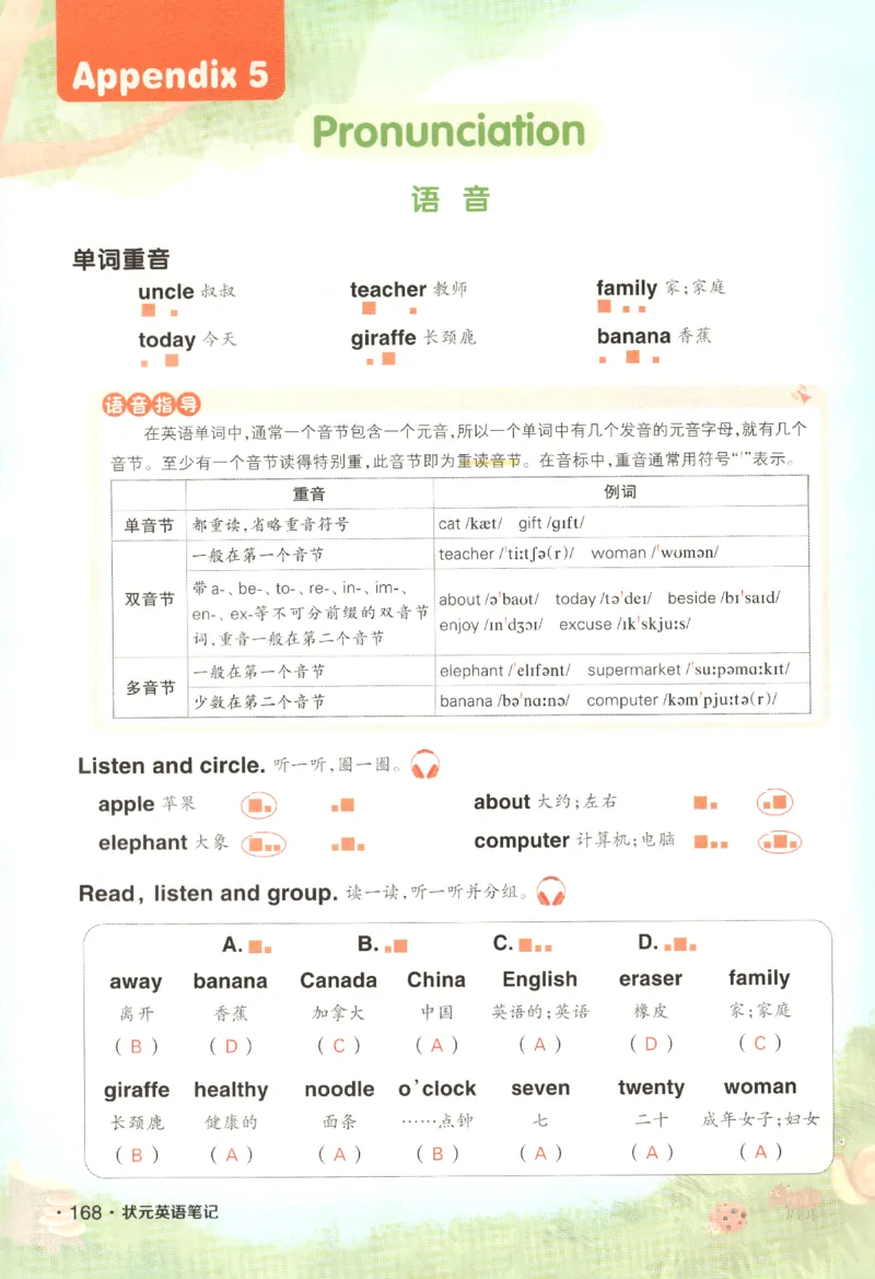 25春《状元英语笔记》人教英语PEP3下（含晨读晚默）_小学《课堂笔记》数学语文英语1-6年级下册_小学英语《课堂笔记》1-6年级下册（26春）_小学英语《课堂笔记》3-6年级下册（26春）