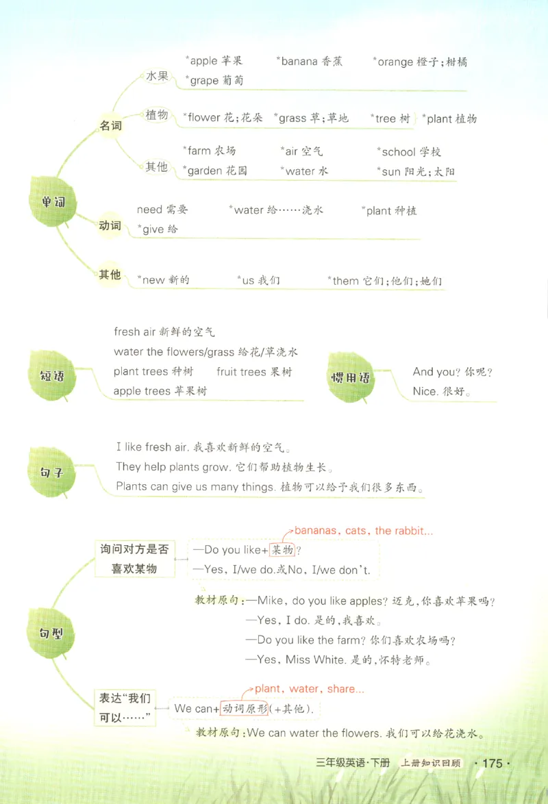 25春《状元英语笔记》人教英语PEP3下（含晨读晚默）_小学《课堂笔记》数学语文英语1-6年级下册_小学英语《课堂笔记》1-6年级下册（26春）_小学英语《课堂笔记》3-6年级下册（26春）