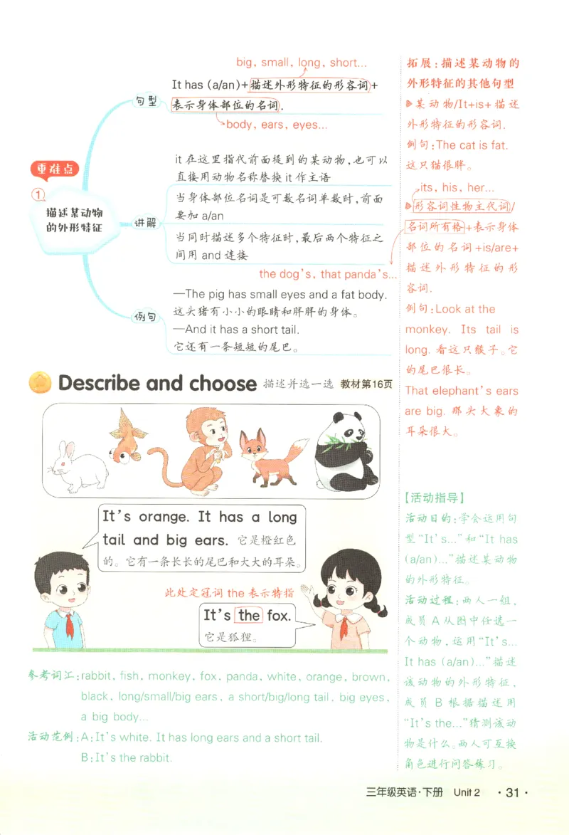 25春《状元英语笔记》人教英语PEP3下（含晨读晚默）_小学《课堂笔记》数学语文英语1-6年级下册_小学英语《课堂笔记》1-6年级下册（26春）_小学英语《课堂笔记》3-6年级下册（26春）