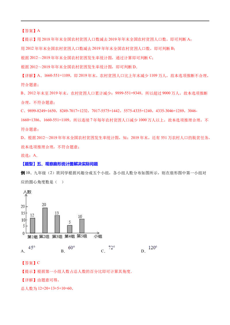 专题32统计(解析版)_中考复习资料_语数英物化_2数学中考复习_2023年中考复习资料_一轮复习_备战2023年中考数学一轮复习之必考点题型全归纳与分层精练（全国通用）