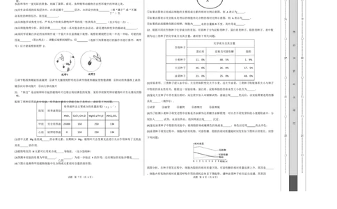 高一生物上学期第一次月考（苏教版2019）测试范围：苏教版2019必修1第1章~第2章第1节（考试版A3）_2025年10月高一试卷_2510032025-2026学年高一生物上学期第一次月考