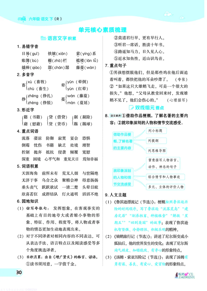 25春六下语文-典中点_2026春小学教辅大合集_6-26春《典中点》系列_26春《典中点》语文人教版（完整版）_25春最新1-6年级语文下册典中点+试卷_25春六下语文-典中点练习册+试卷+夹册