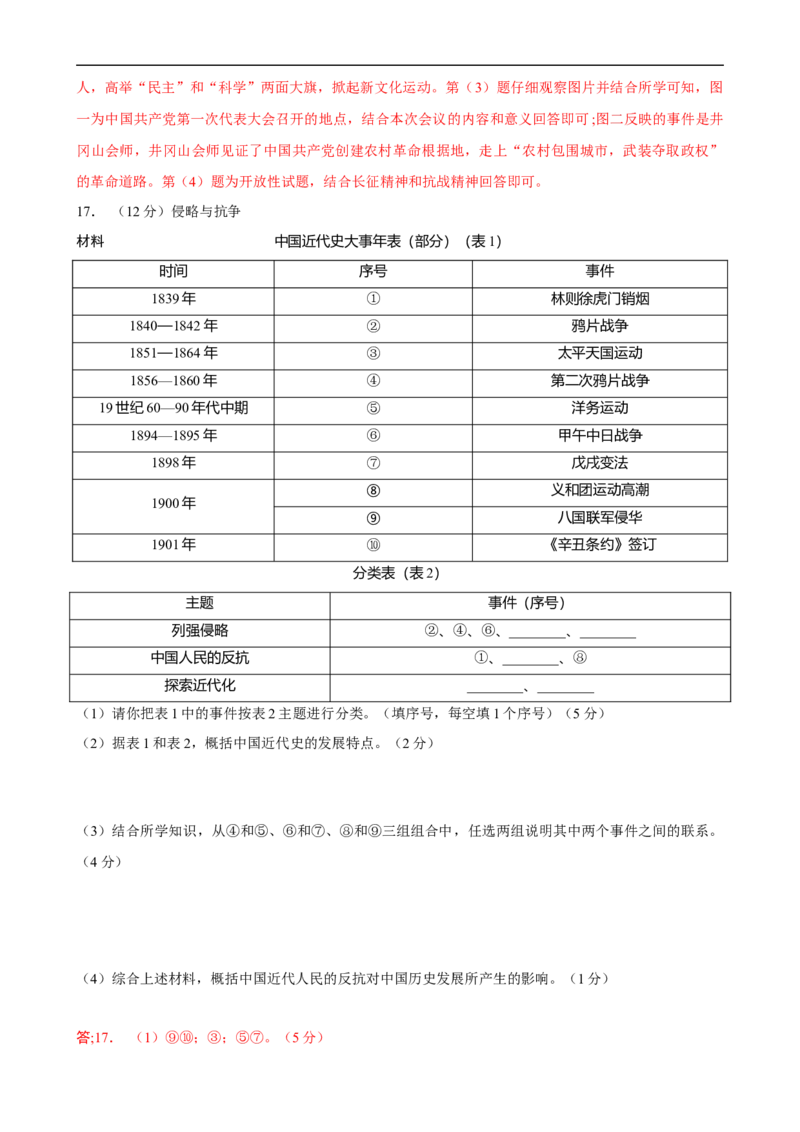 长效热点02中华民族伟大复兴（解析版）_中考历史资料合集_中考历史八大长效热点_长效热点02中华民族伟大复兴-中考之历史长效热点复习全攻略