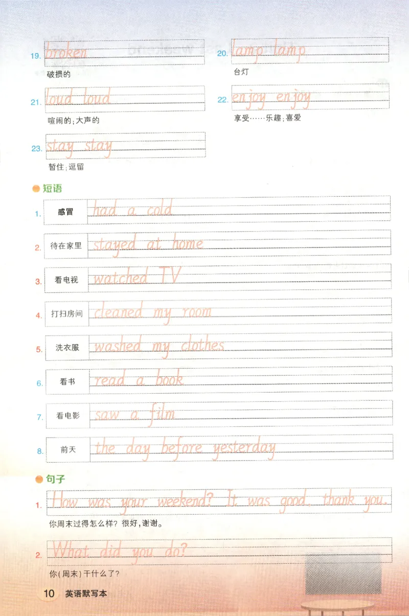 25春《状元英语笔记》人教英语PEP6下（含晨读晚默）_小学《课堂笔记》数学语文英语1-6年级下册_小学英语《课堂笔记》1-6年级下册（26春）_小学英语《课堂笔记》3-6年级下册（26春）