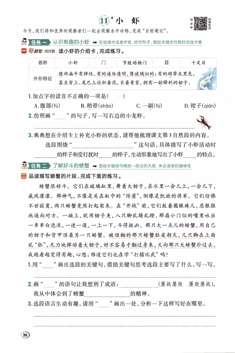 26春《典中点》人教语文3下(1)_2026春小学教辅大合集_6-26春《典中点》系列_26春《典中点》语文人教版（完整版）_26春三年级下册语文《典中点》