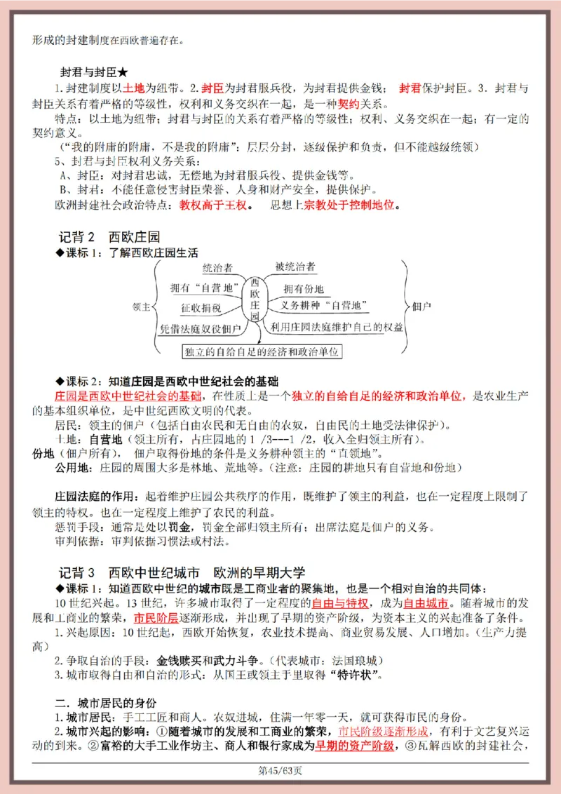 2026中考历史全六册复习提纲_中考历史资料合集_2026中考历史一轮复习资料(默写版+背诵版）