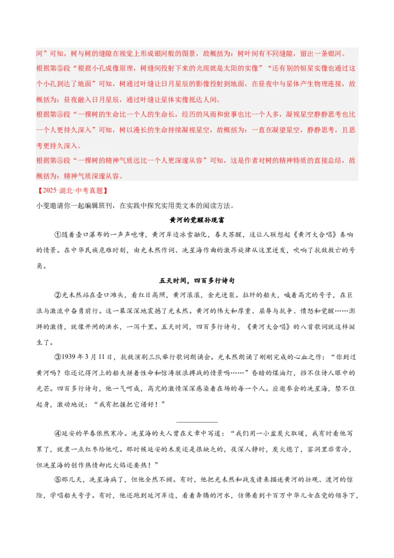 专题20散文阅读（二）（全国通用）（解析版）_中考复习资料_语数英物化_1语文中考复习_2026年中考复习（更新中）_好题汇编三年（2023-2025）中考语文真题分类汇编（全国通用）