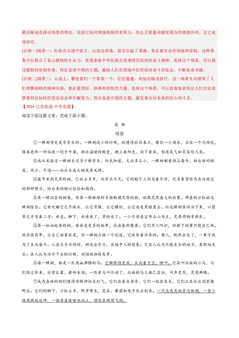 专题20散文阅读（二）（全国通用）（解析版）_中考复习资料_语数英物化_1语文中考复习_2026年中考复习（更新中）_好题汇编三年（2023-2025）中考语文真题分类汇编（全国通用）