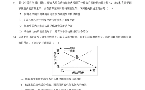 高一生物上学期第一次月考卷（四川专用）（考试版）_2025年10月高一试卷_2510032025-2026学年高一生物上学期第一次月考_2025-2026学年高一生物上学期第一次月考（四川专用）Word版含解析