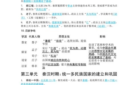2026中考历史高频核心考点速记（打印版）_中考历史资料合集