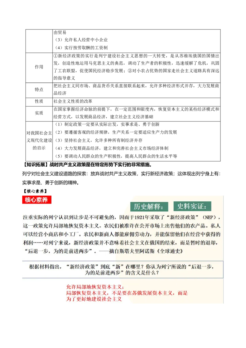 （讲义）专题25第一次世界大战和战后初期的世界（原卷版）_8历史中考复习_2024年中考复习资料_一轮复习资料_完课件+讲义+练习2024年中考历史一轮复习讲练测（全国通用）