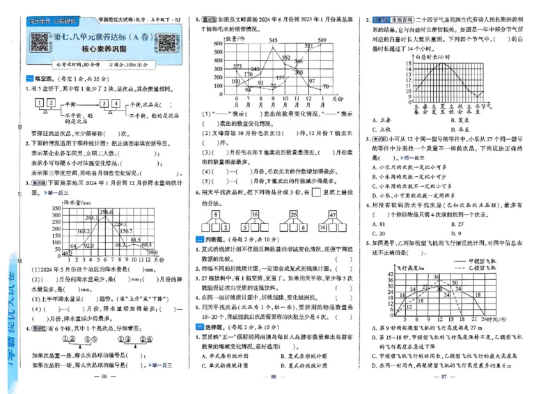 26春5下人教数学学霸提优大试卷_2026春小学教辅大合集_9-26春《经纶学霸》系列_26春《学霸提优大试卷》系列_26春《学霸提优大试卷》人教版数学1-6下册