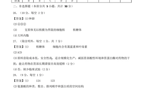 高一生物第一次月考卷（参考答案）（北京专用）_2025年10月高一试卷_2510032025-2026学年高一生物上学期第一次月考_2025-2026学年高一生物上学期第一次月考（北京专用）Word版含解析