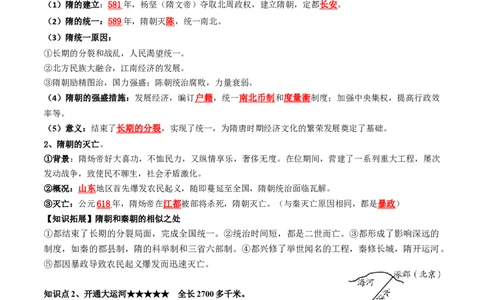 （讲义）专题04隋唐时期：繁荣与开放的时代修改版（原卷版）_8历史中考复习_2024年中考复习资料_一轮复习资料_完课件+讲义+练习2024年中考历史一轮复习讲练测（全国通用）