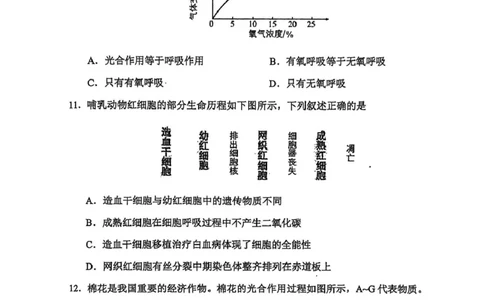 高一生物试卷_2026年02月高一试卷_260219河南省实验中学2025-2026高一上学期期末（全）_河南省实验中学2025-2026高一上学期期末生物试题含答案