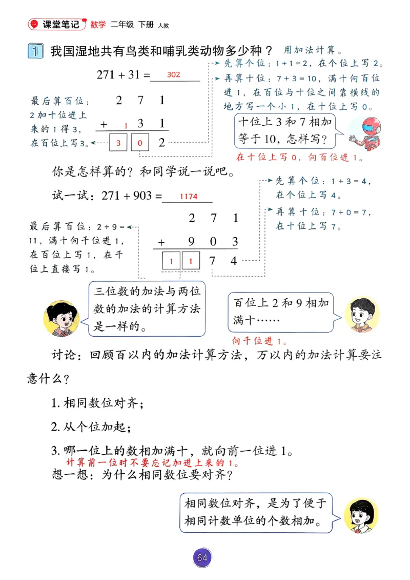 26春人教版二年级下册数学课堂笔记_2026春小学教辅大合集_3-26春《课堂笔记》系列_26春数学《课堂笔记》
