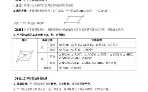 名师导航2026年中考数学一轮复习专题5.2平行四边形的性质与判定（全国通用版）（解析版）_中考复习资料_语数英物化_2数学中考复习_2026年中考复习（更新中）