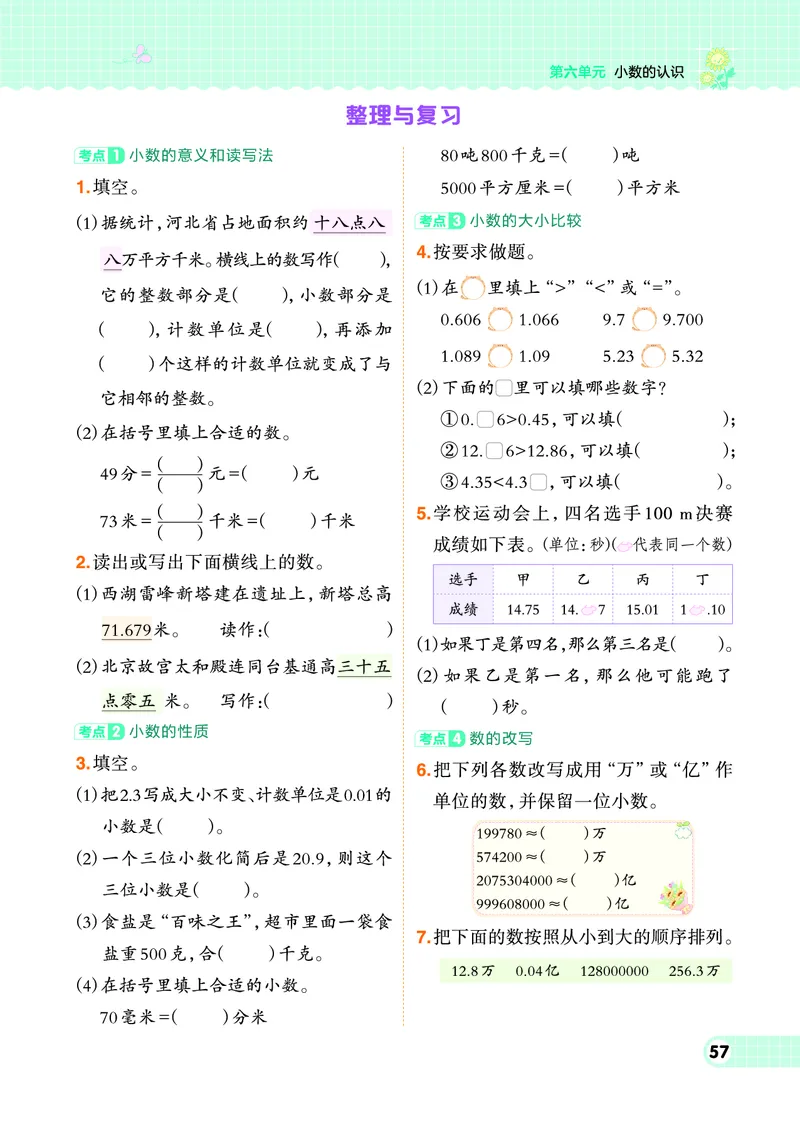 26春典中点四年级数学下（JJ版）0_2026春小学教辅大合集_6-26春《典中点》系列_26春《典中点》数学冀教版下册_《典中点》冀教版小学数学四年级下册（26春）