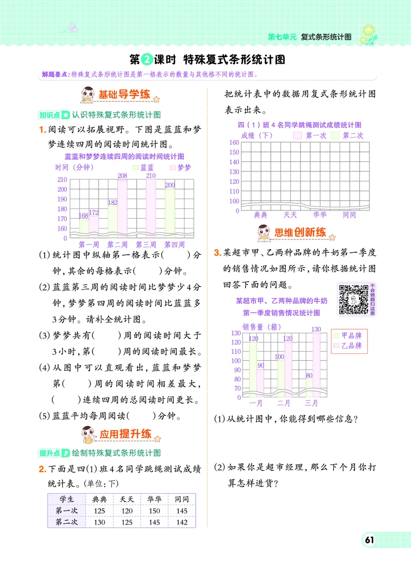 26春典中点四年级数学下（JJ版）0_2026春小学教辅大合集_6-26春《典中点》系列_26春《典中点》数学冀教版下册_《典中点》冀教版小学数学四年级下册（26春）