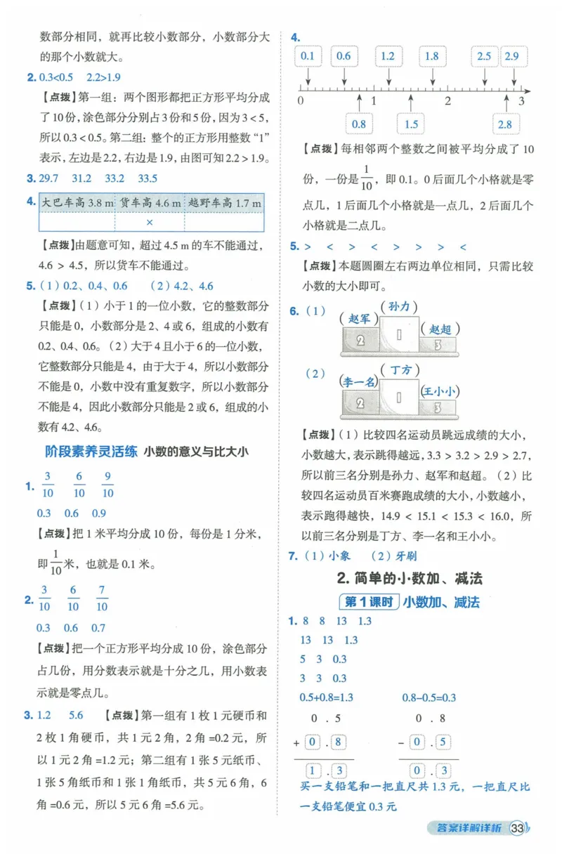 《典中点》（3下）含答案_2026春小学教辅大合集_6-26春《典中点》系列_26春《典中点》数学人教版（完整版）_数学《典中点》人教版25春_25春典中点三年级数学下练习册+试卷+夹册