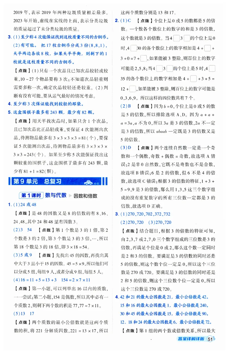《典中点》（5下）答案_2026春小学教辅大合集_6-26春《典中点》系列_26春《典中点》数学人教版（完整版）_数学《典中点》人教版25春_25春典中点五年级数学下练习册+试卷+夹册