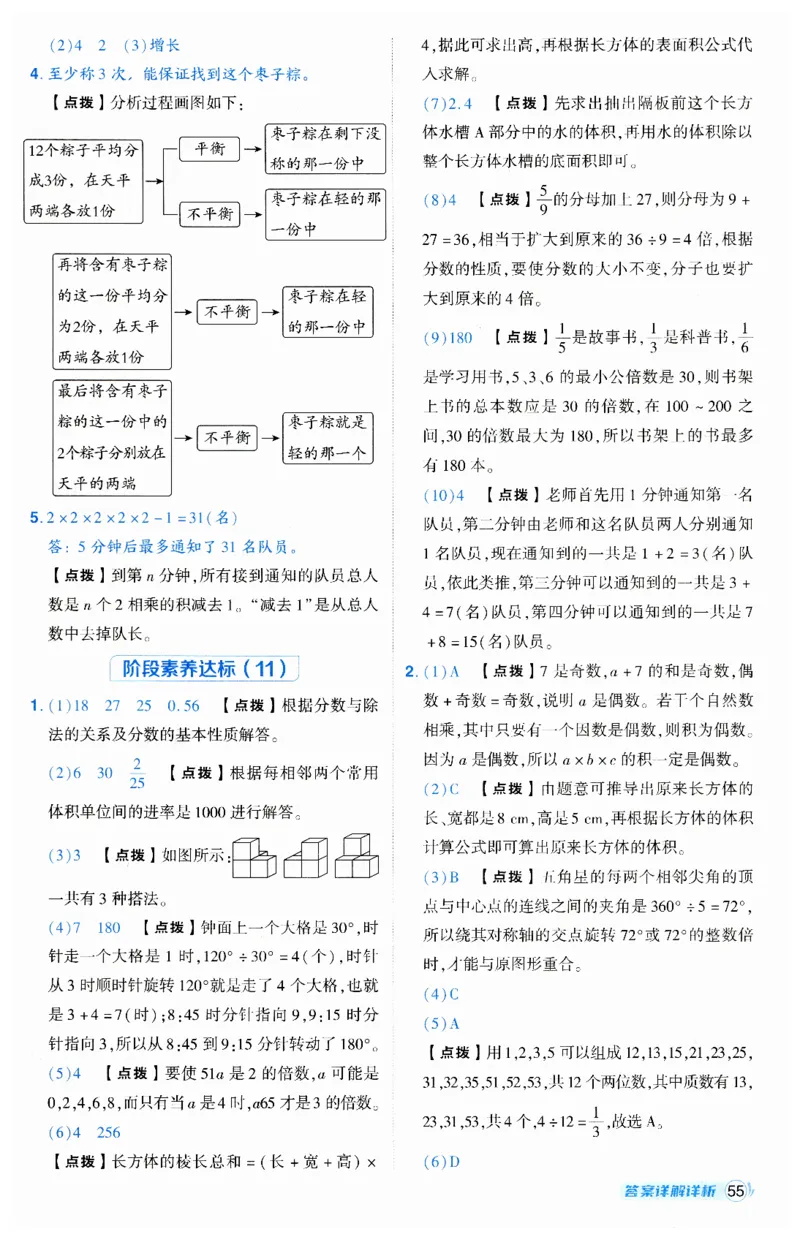 《典中点》（5下）答案_2026春小学教辅大合集_6-26春《典中点》系列_26春《典中点》数学人教版（完整版）_数学《典中点》人教版25春_25春典中点五年级数学下练习册+试卷+夹册