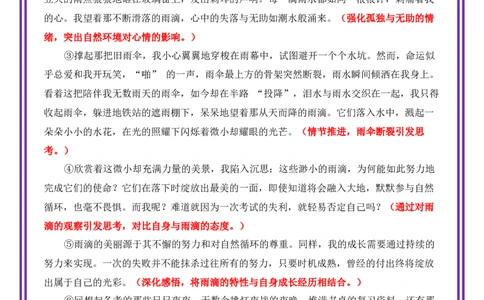 感悟自然母题《雨水，触动了我的心灵》一文多用提分王（1篇变6篇）-备战2026年中考语文作文一文多用提分王（全国通用）_中考复习资料_语数英物化_1语文中考复习