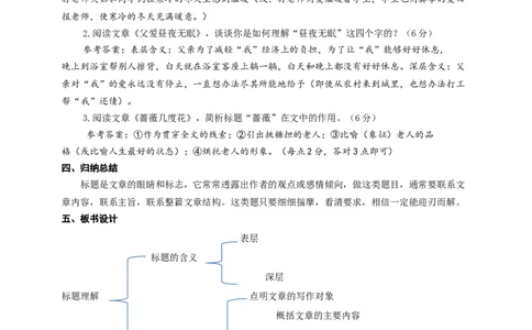 九年级语文中考标题理解专题复习教学设计_中考复习资料_语数英物化_1语文中考复习_2025年中考资料_备考2025中考语文二轮专项复习课件+教案+导学案