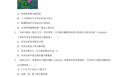 备考2026年中考化学一轮复习化学式的书写与意义（含解析）_中考复习资料_语数英物化_5化学中考复习_2026年中考复习（更新中）_备考2026年中考化学一轮复习专题练