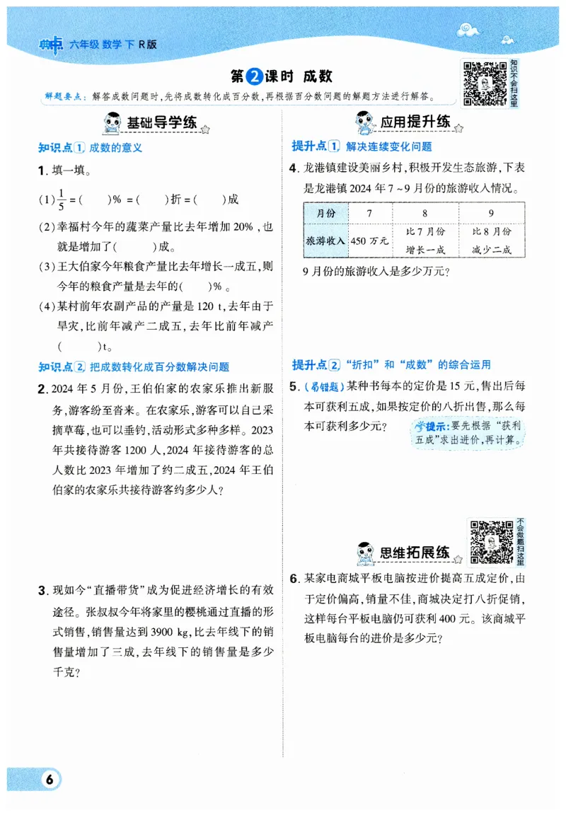 《典中点》（6下）_2026春小学教辅大合集_6-26春《典中点》系列_26春《典中点》数学人教版（完整版）_数学《典中点》人教版25春_25春典中点六年级数学下练习册+试卷+夹册
