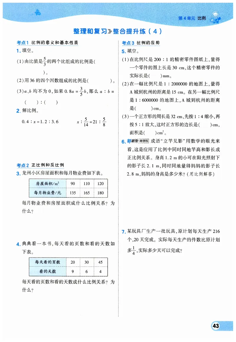 《典中点》（6下）_2026春小学教辅大合集_6-26春《典中点》系列_26春《典中点》数学人教版（完整版）_数学《典中点》人教版25春_25春典中点六年级数学下练习册+试卷+夹册