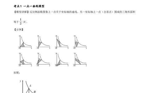 专题64反比例函数k的八种几何模型及解法（解析版）_中考复习资料_语数英物化_2数学中考复习_2023年中考复习资料_专项复习_备战2023年中考数学解题大招复习讲义（全国通用）