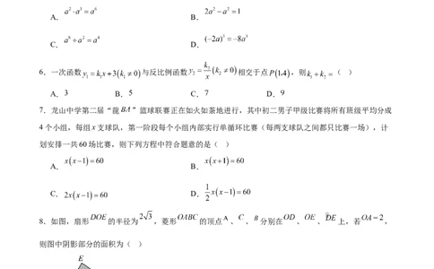 数学（新疆卷）（考试版）_中考复习资料_语数英物化_2数学中考复习_赠送：2025中考模拟题_2025年数学押题预测_数学（新疆卷）-2025年中考押题预测卷