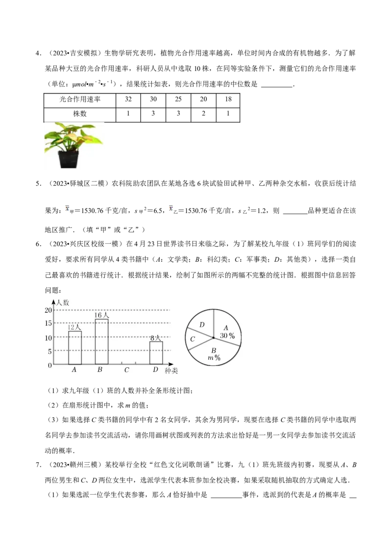 数学（一）-2024年中考考前20天终极冲刺攻略_中考复习资料_语数英物化_2数学中考复习_2024年中考复习资料_三轮复习_2024年中考数学考前20天终极冲刺攻略