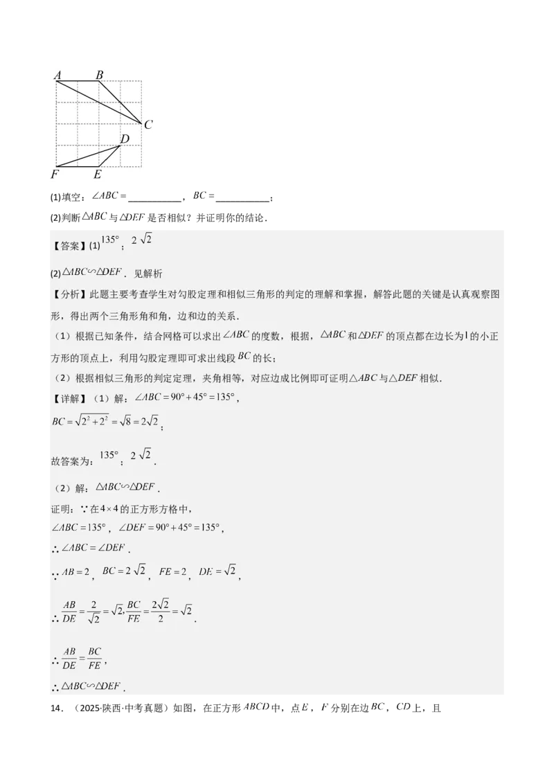 名师导航2026年中考数学一轮复习专题4.6相似与全等（全国通用版）（解析版）_中考复习资料_语数英物化_2数学中考复习_2026年中考复习（更新中）