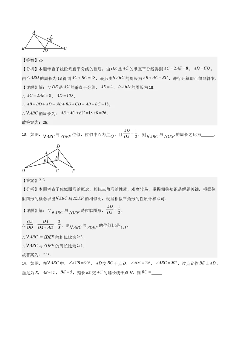 名师导航2026年中考数学一轮复习专题4.6相似与全等（全国通用版）（解析版）_中考复习资料_语数英物化_2数学中考复习_2026年中考复习（更新中）