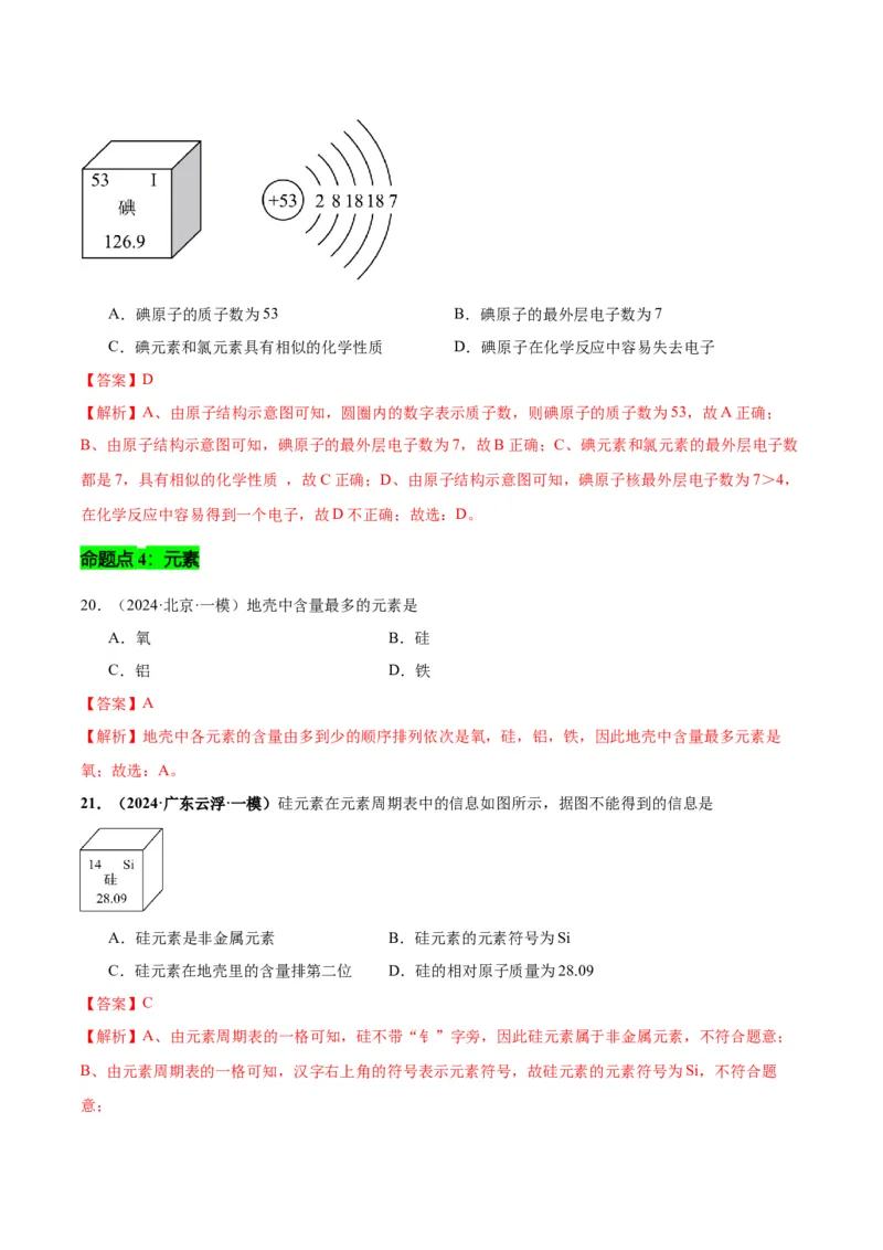 化学-2024年中考考前最后一课_中考复习资料_语数英物化_5化学中考复习_2024年中考复习资料_三轮复习