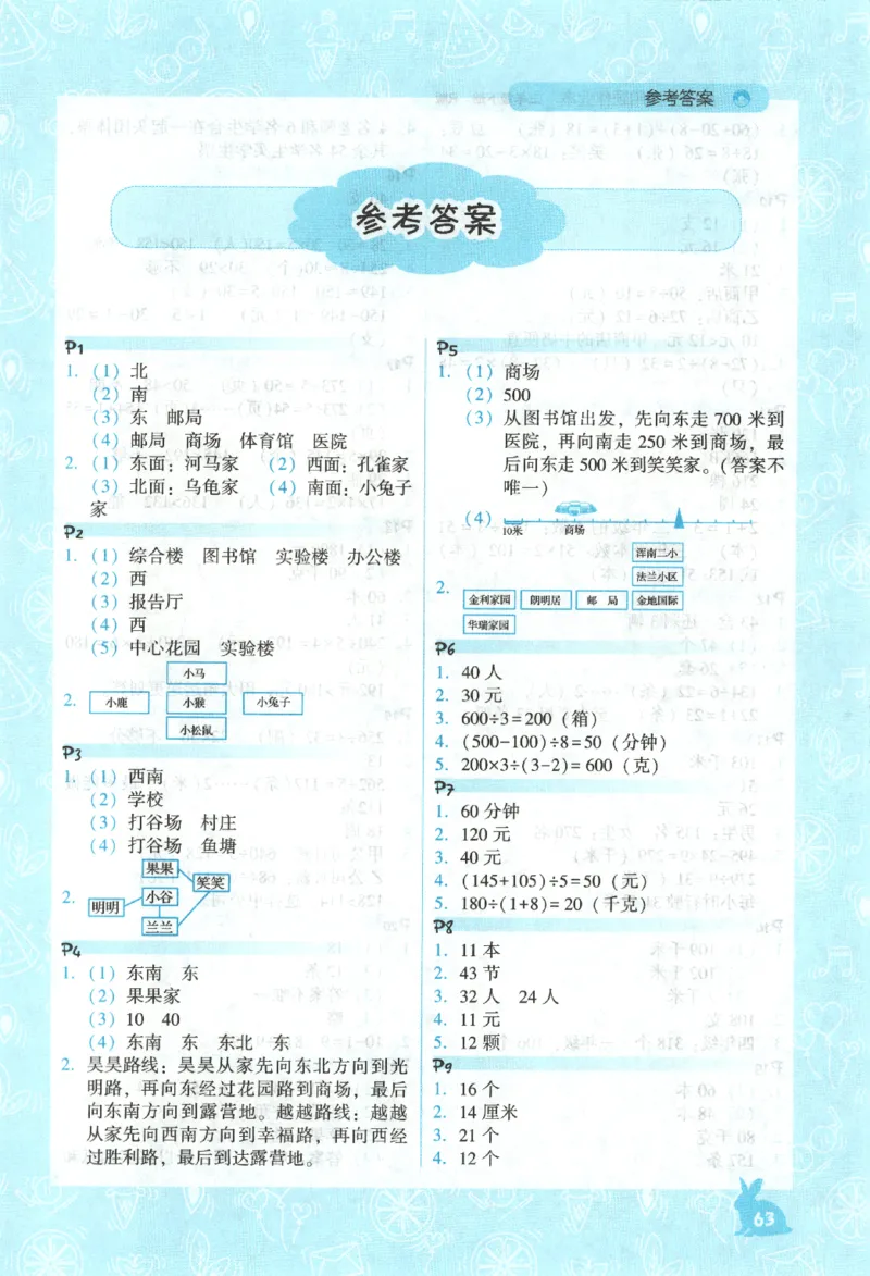 26春尖子生应用题作业本.三年级.下册R版198_2026春小学教辅大合集_2-26春数学类教辅系列_尖子生应用题26年下册