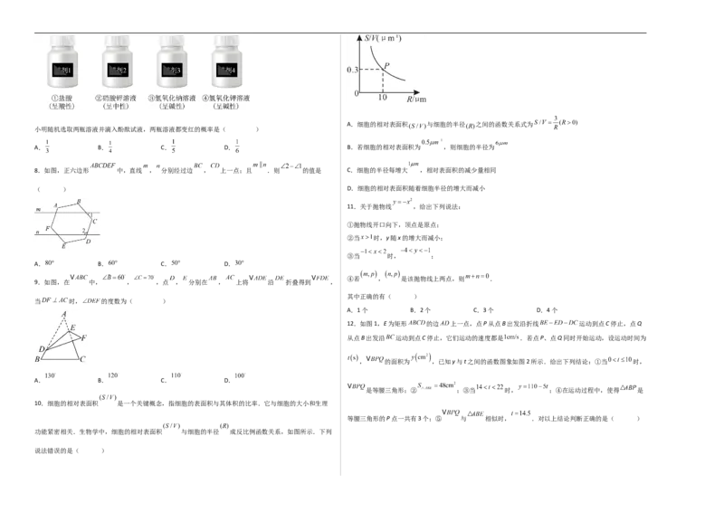 数学（河北卷）（考试版A3）_中考复习资料_语数英物化_2数学中考复习_赠送：2025中考模拟题_2025年数学押题预测_数学（河北卷）-2025年中考押题预测卷