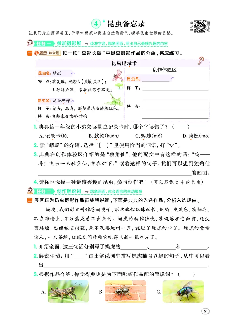 26春典中点三年级语文下（R版）Y专版_2026春小学教辅大合集_6-26春《典中点》系列_26春《典中点》语文人教版（完整版）_26春三年级下册语文《典中点》