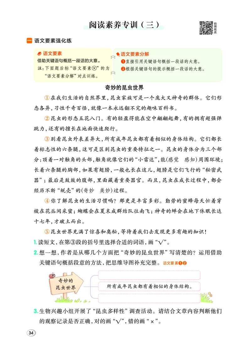 26春典中点三年级语文下（R版）Y专版_2026春小学教辅大合集_6-26春《典中点》系列_26春《典中点》语文人教版（完整版）_26春三年级下册语文《典中点》