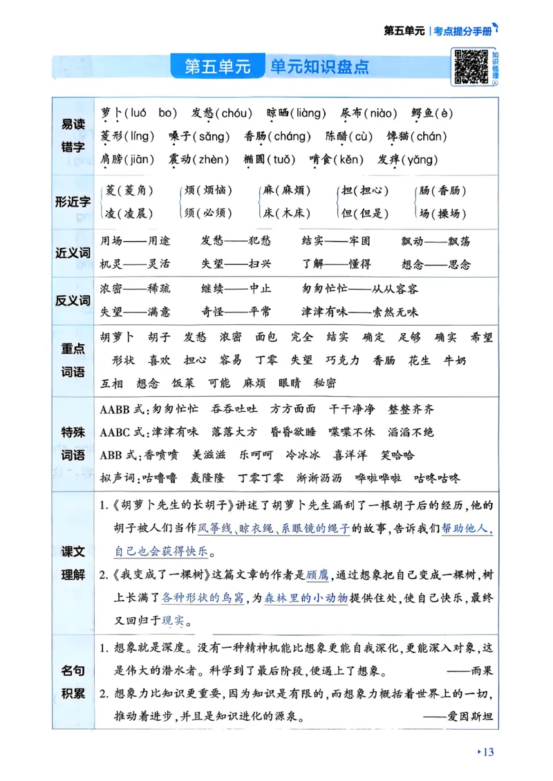 26春三年级下册四星学霸-语文人教-考点提分手册_2026春小学教辅大合集_9-26春《经纶学霸》系列_26春《四星学霸》系列_26春《四星学霸》语文1-6年级下册