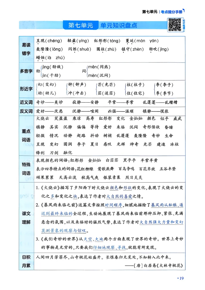 26春三年级下册四星学霸-语文人教-考点提分手册_2026春小学教辅大合集_9-26春《经纶学霸》系列_26春《四星学霸》系列_26春《四星学霸》语文1-6年级下册
