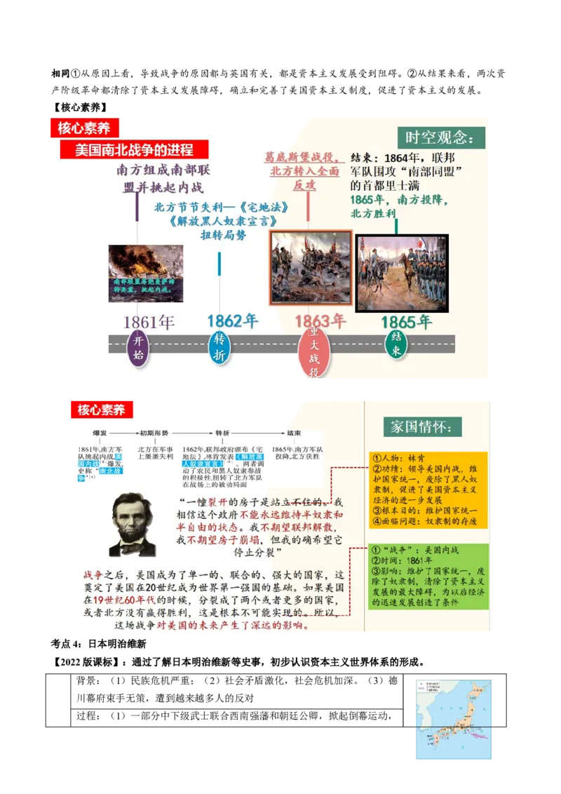 （讲义）专题23殖民地人民的反抗与资本主义制度的扩展（解析版）_中考历史资料合集_中考历史一轮复习讲义_配套讲义（原卷版+解析版）_教师版（含答案解析）