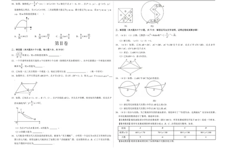 数学（考试版A3）_中考复习资料_语数英物化_2数学中考复习_赠送：2025中考模拟题_2025年数学押题预测_数学（浙江卷02）-2025年中考押题预测卷