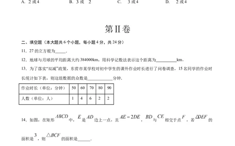 数学（考试版）_中考复习资料_语数英物化_2数学中考复习_赠送：2025中考模拟题_2025年数学三模_数学（福建卷）-2025年中考第三次模拟考试