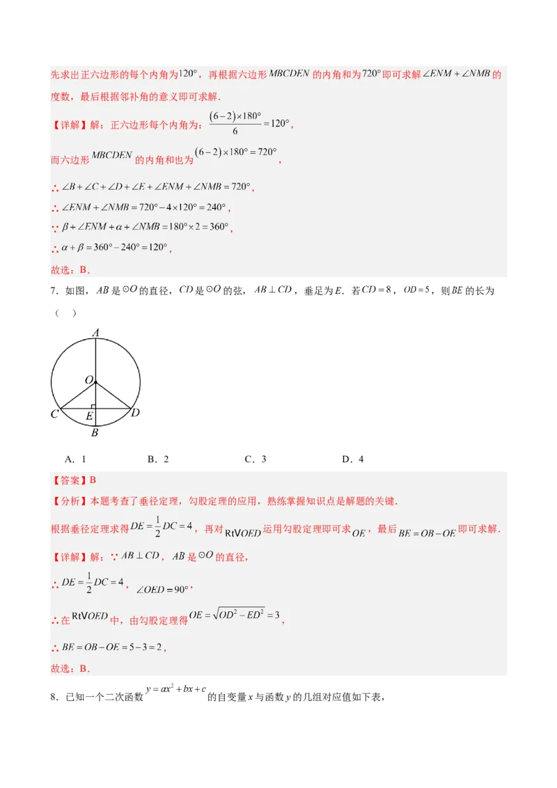 数学（内蒙古卷）（全解全析）_中考复习资料_语数英物化_2数学中考复习_赠送：2025中考模拟题_2025年数学二模_数学（内蒙古卷）-2025年中考第二次全真模拟题
