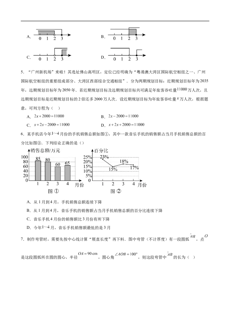 数学（广州卷）（考试版）_中考复习资料_语数英物化_2数学中考复习_赠送：2025中考模拟题_2025年数学押题预测_数学02（广州卷）-2025年中考押题预测卷1